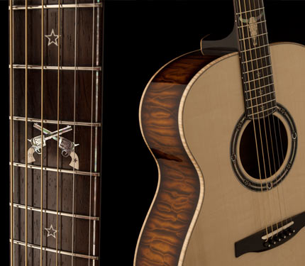 PRS Country Western guitar details